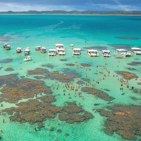 Piscinas naturais de Maragogi (Galés)